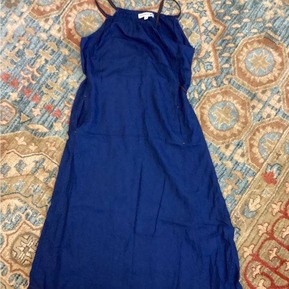 Navy blue Uniqlo Ines de la Fressange sundress size M - Picture 2 of 4